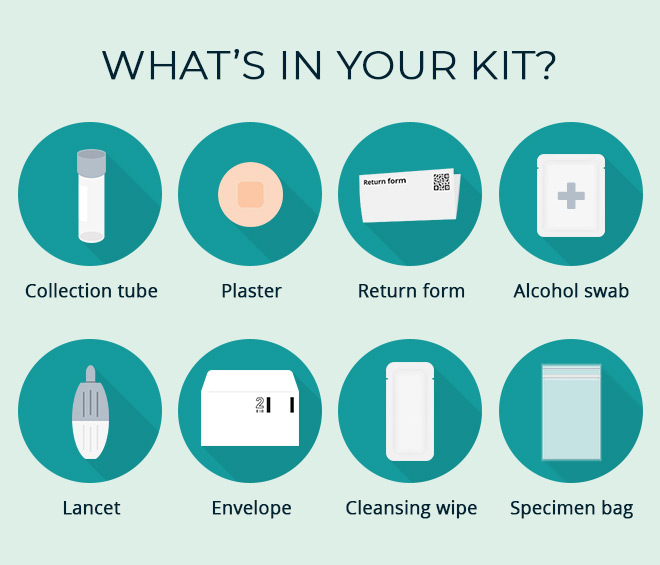 What's in your blood test kit