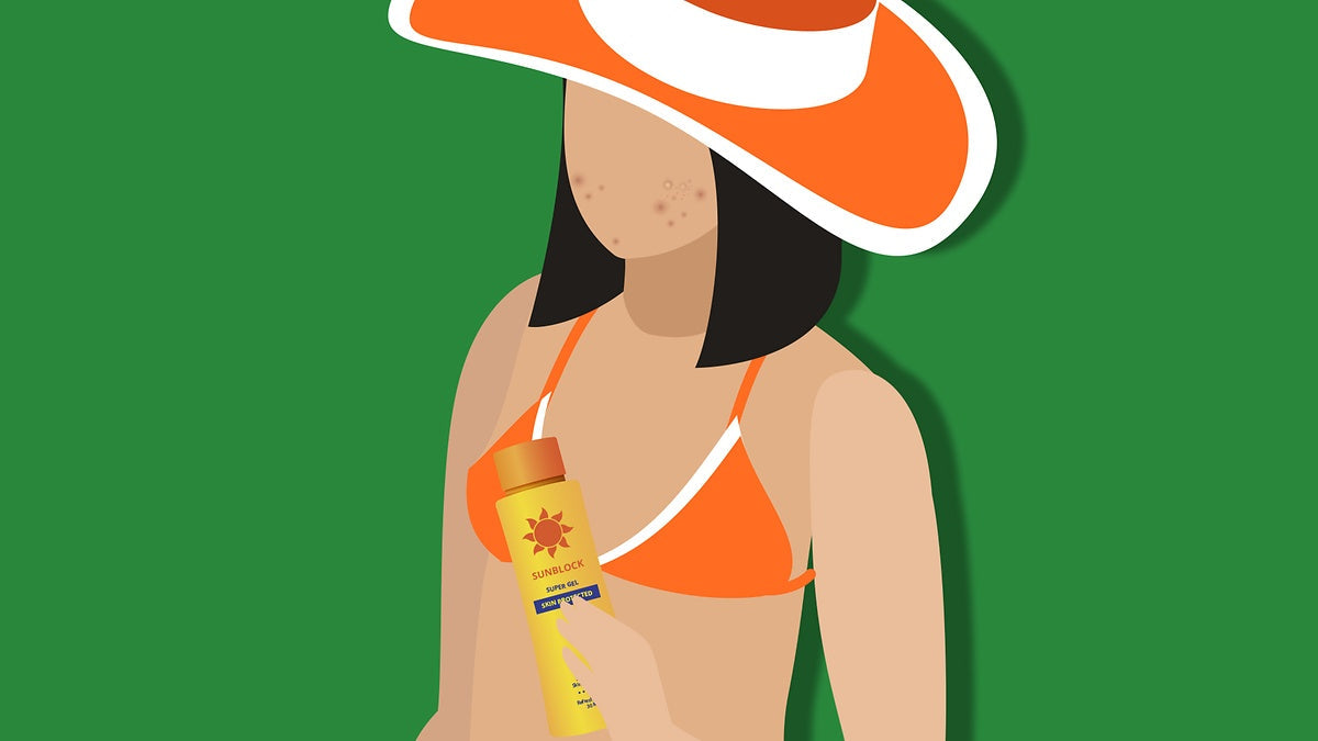 Looking after acne in the sunshine