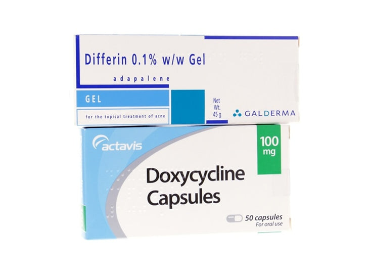 Doxycycline & Adapalene gel acne treatment