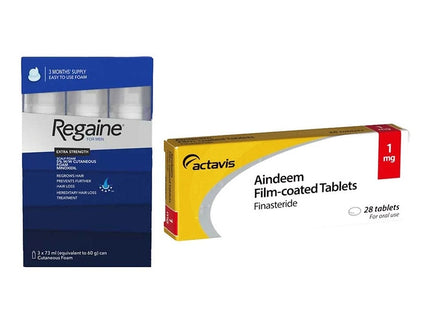 Finasteride and Regaine hair loss bundle