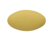 A picture of a Tadalafil pill.