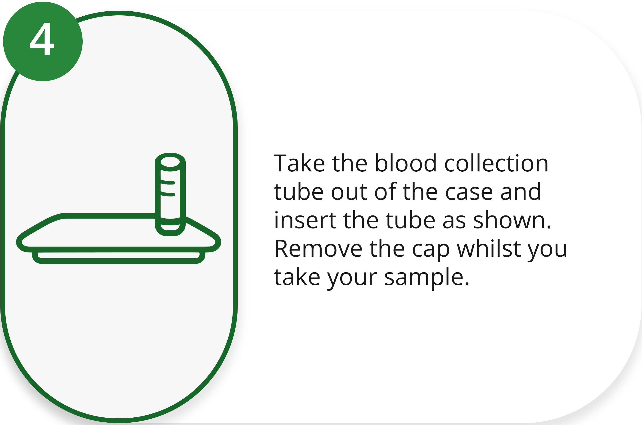 COVID-19 antibody blood test infographic step 4