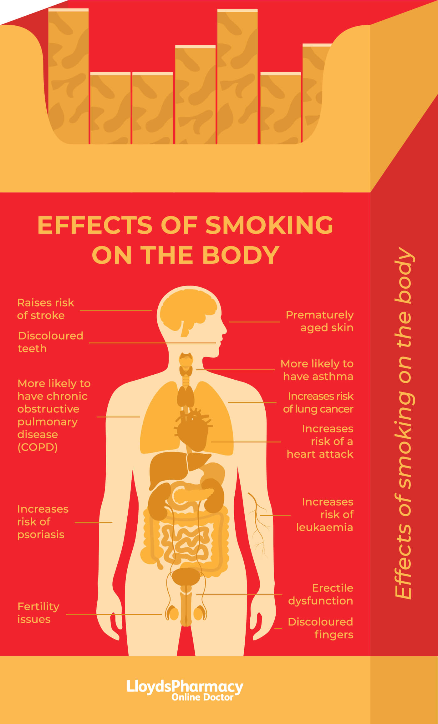 Effects of smoking on the body - stop smoking