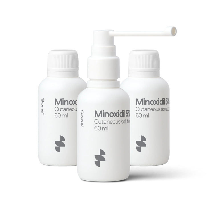 Sons Minoxidil 60ml, 3 month supply