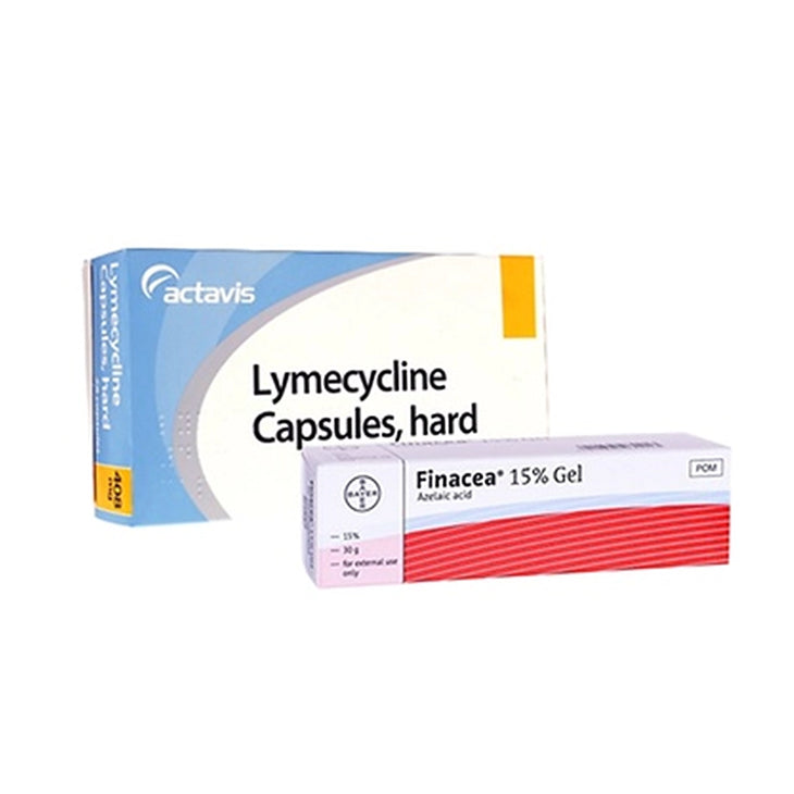 Lymecycline and Azelaic Acid gel effectively treat acne in sensitive skin by targeting bacteria and reducing inflammation