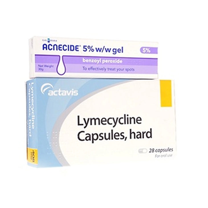 Both the antibiotic Lymecycline and Benzoyl Peroxide gel work to kill bacteria that cause acne.