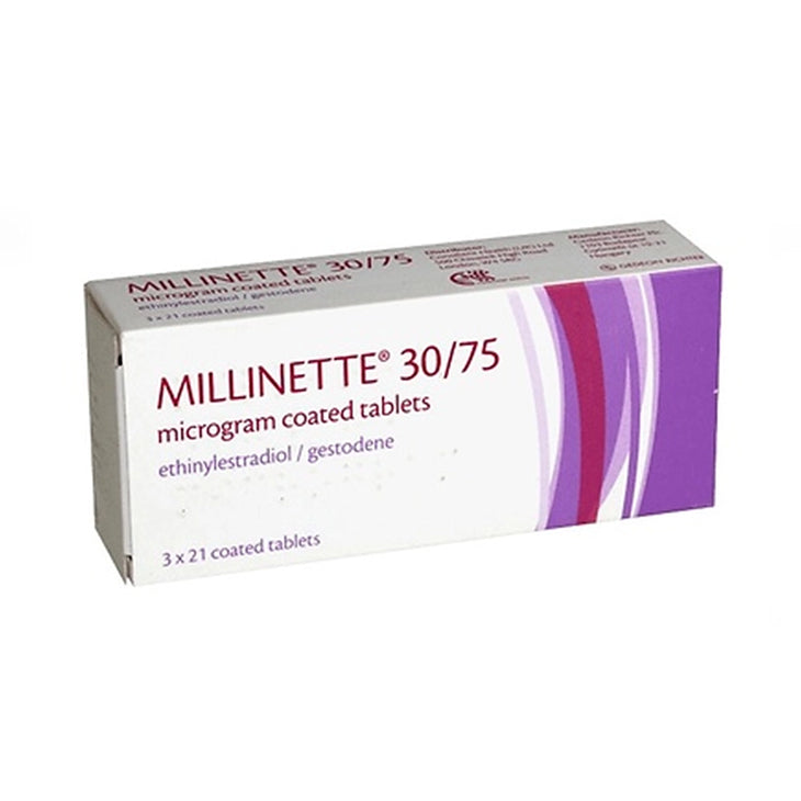 Millinette 30/75 - Contraceptive pill
