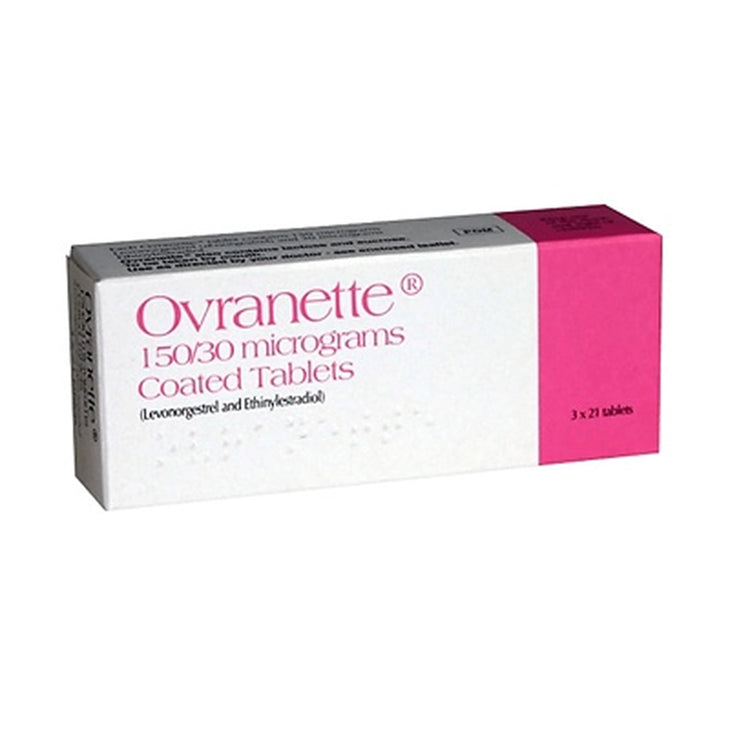 Ovranette contraceptive pill available at LloydsPharmacy Online Doctor